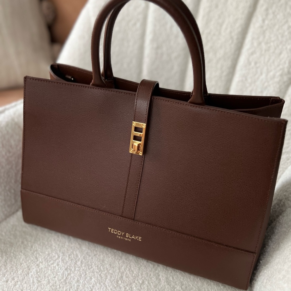 Teddy Blake Brown Leather Tote Bag